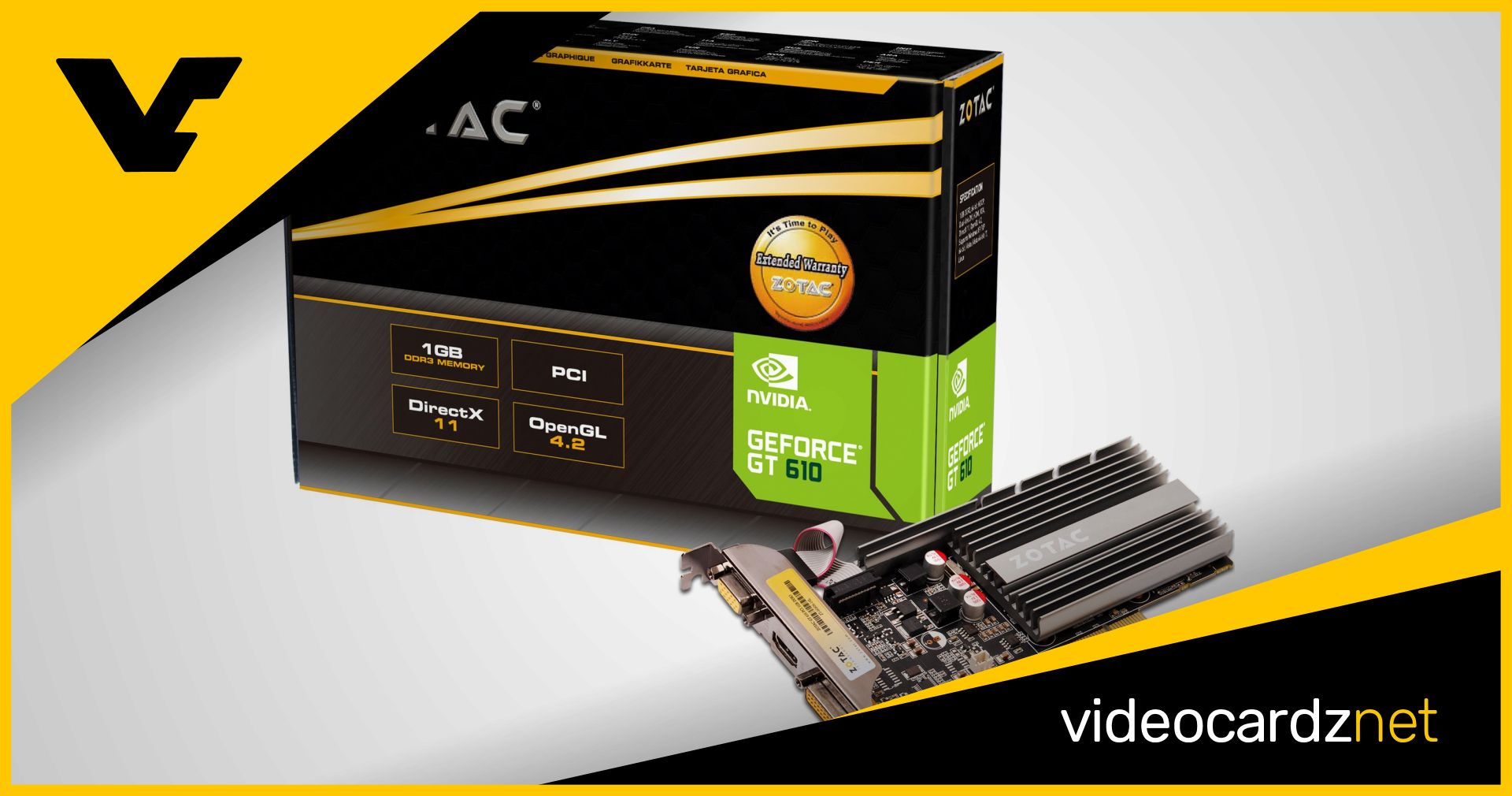 ZOTAC GeForce GT 610 1GB PCI | VideoCardz.net